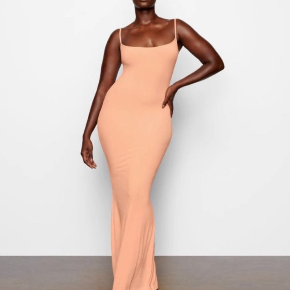 Rare skims ribbed soft lounge maxi dress